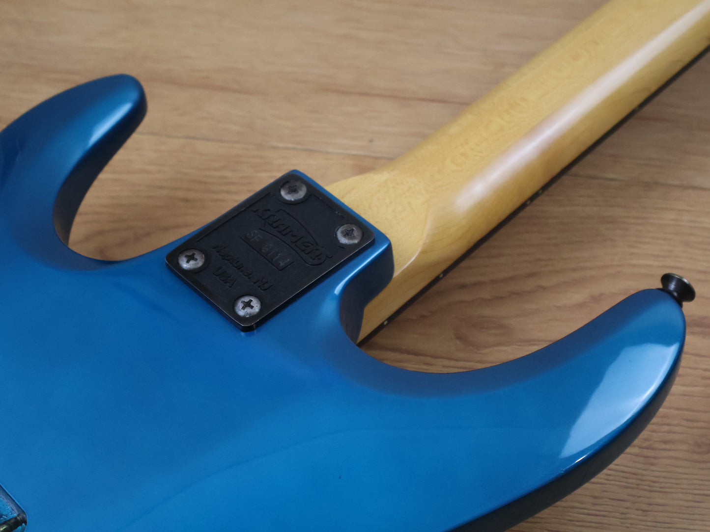 1989 Kramer 100 Series 620 HSS Superstrat w/Floyd Rose (Candy Blue)