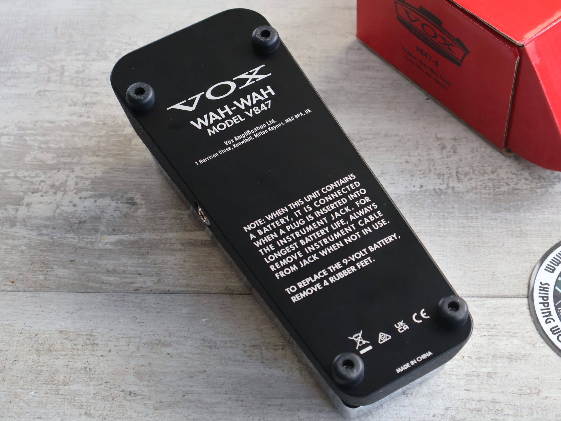 vox v847a wah pedal Vox V847a Wah Pedal – Cool Old Guitars