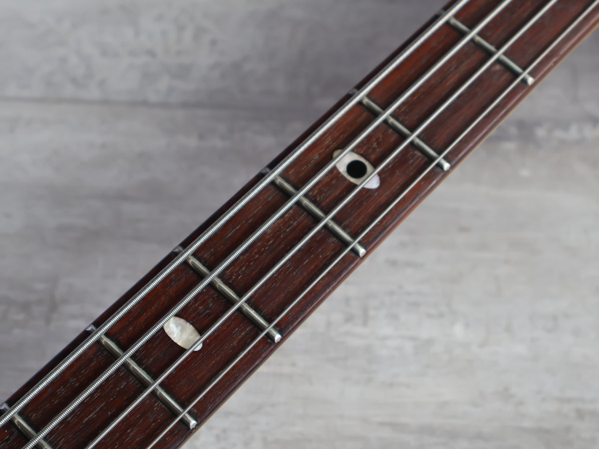 1983 Aria Pro II Japan SB-R60 Neckthrough Bass (Transparent Red)