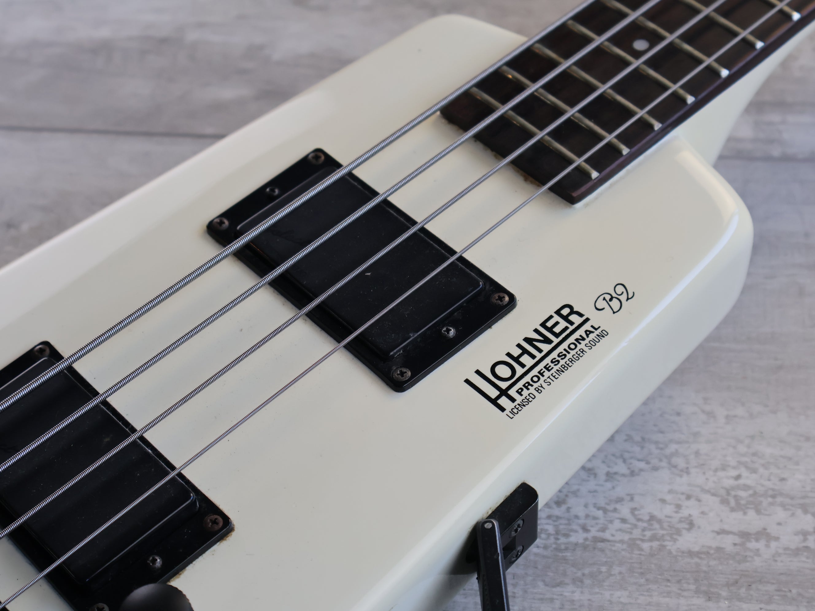 1980's Hohner B2 Headless Paddle Bass Guitar w/Steinberger System