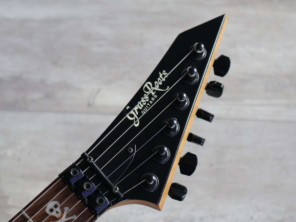 1995 Grassroots by ESP Japan GMM-60 Kirk Hammett Signature Model (Black)