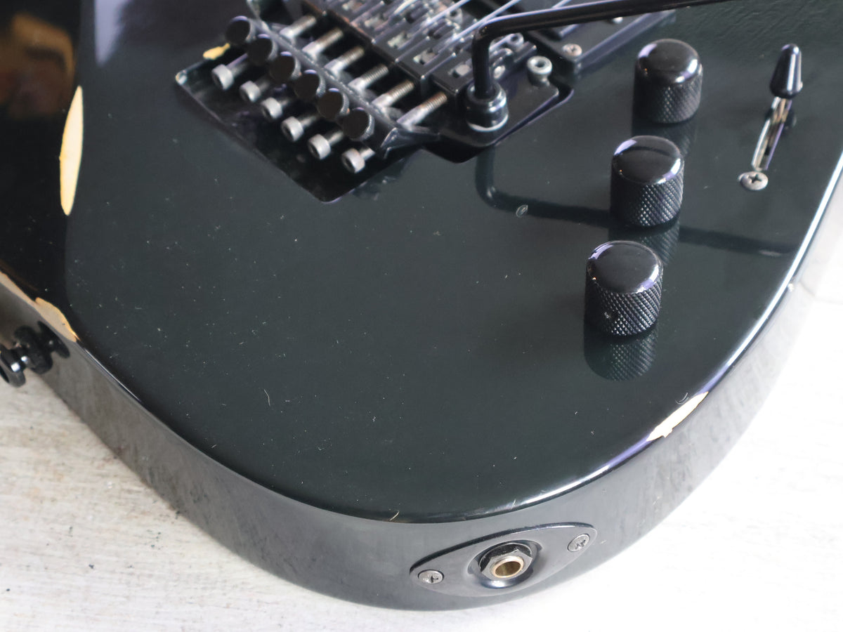 1995 Grassroots by ESP Japan GMM-60 Kirk Hammett Signature Model (Black)