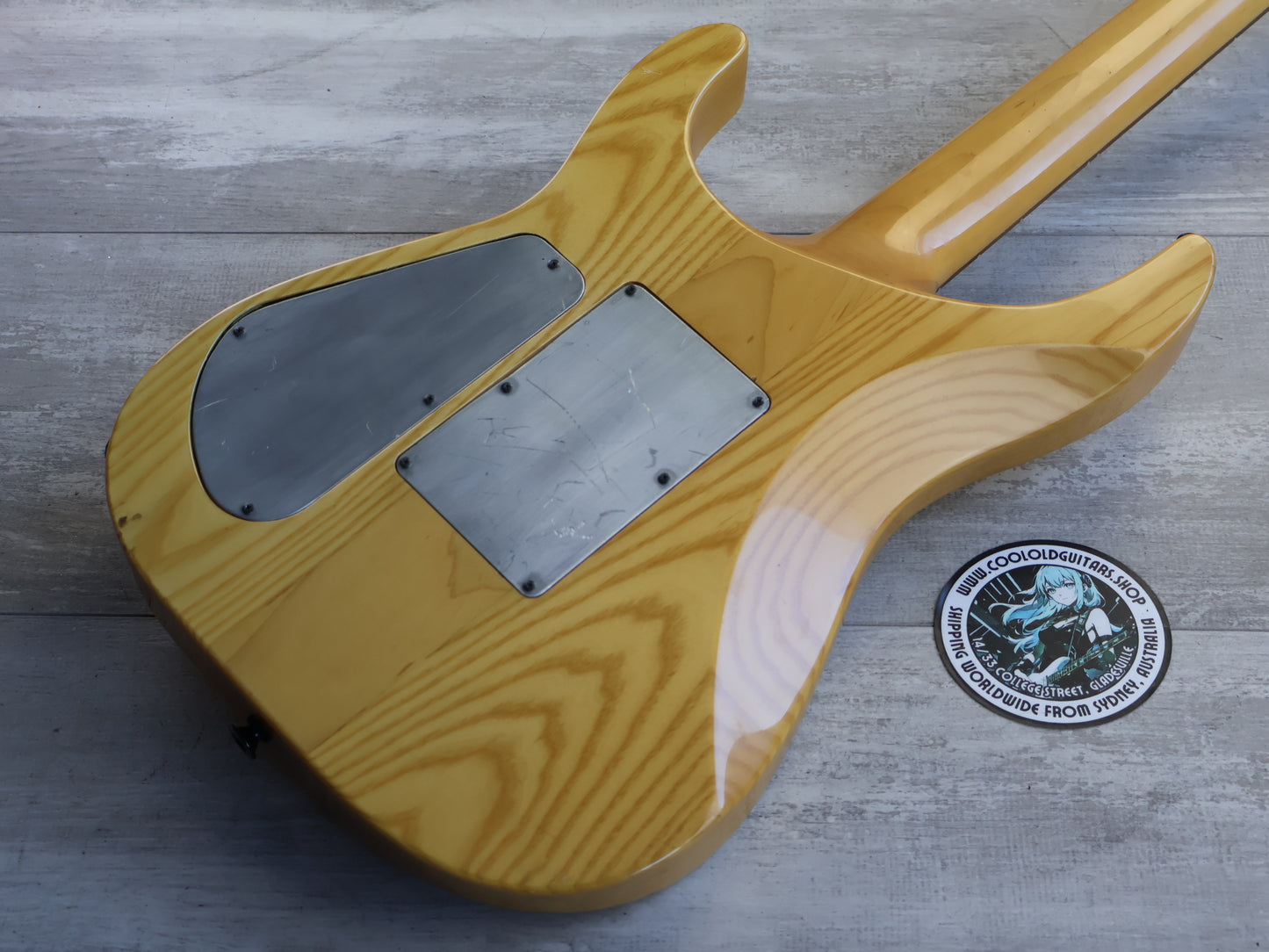 2007 Jackson Japan DK2S Pro Series Neckthrough Dinky w/Sustainiac (Natural Flame)