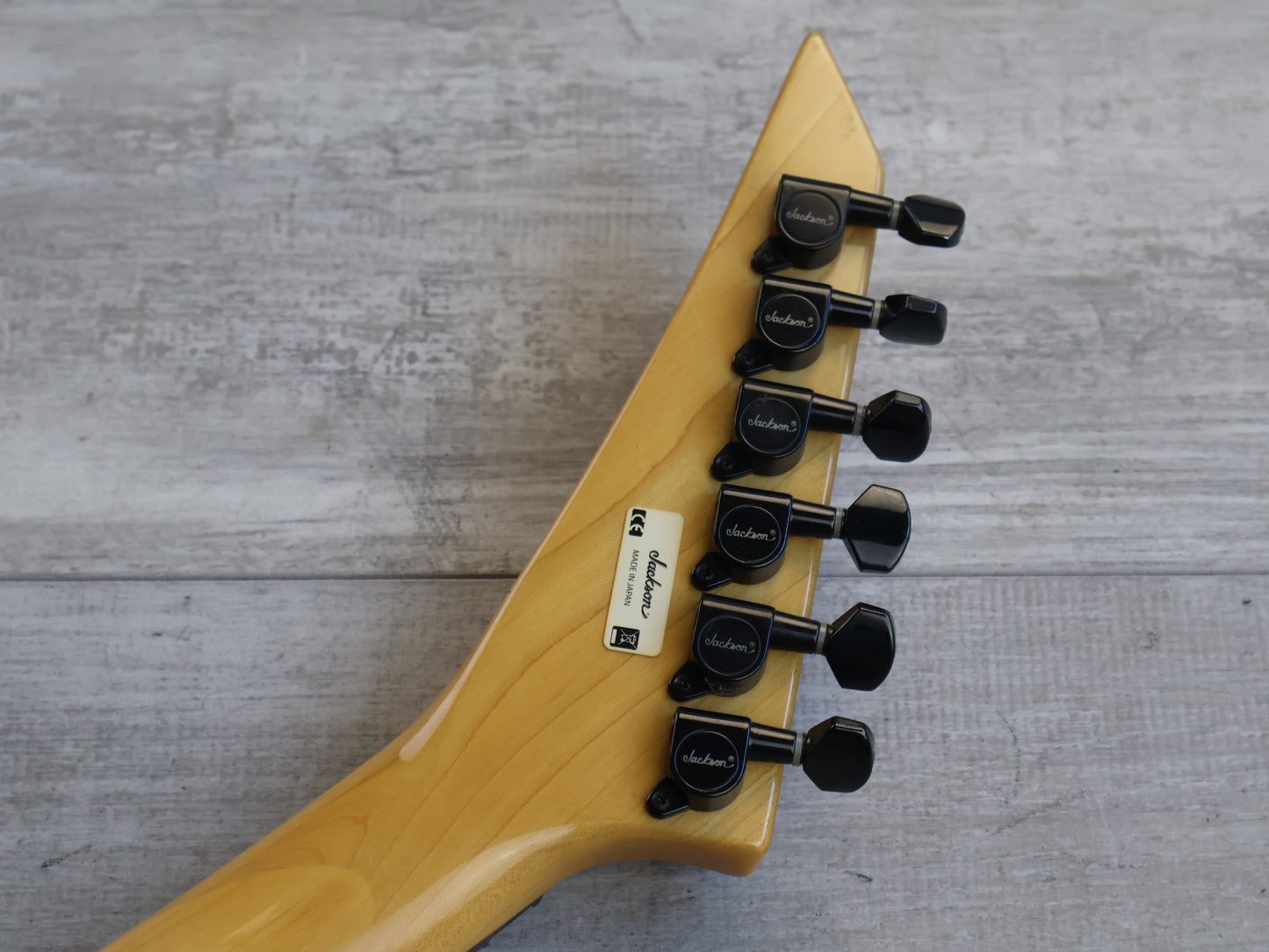 2007 Jackson Japan DK2S Pro Series Neckthrough Dinky w/Sustainiac (Natural Flame)