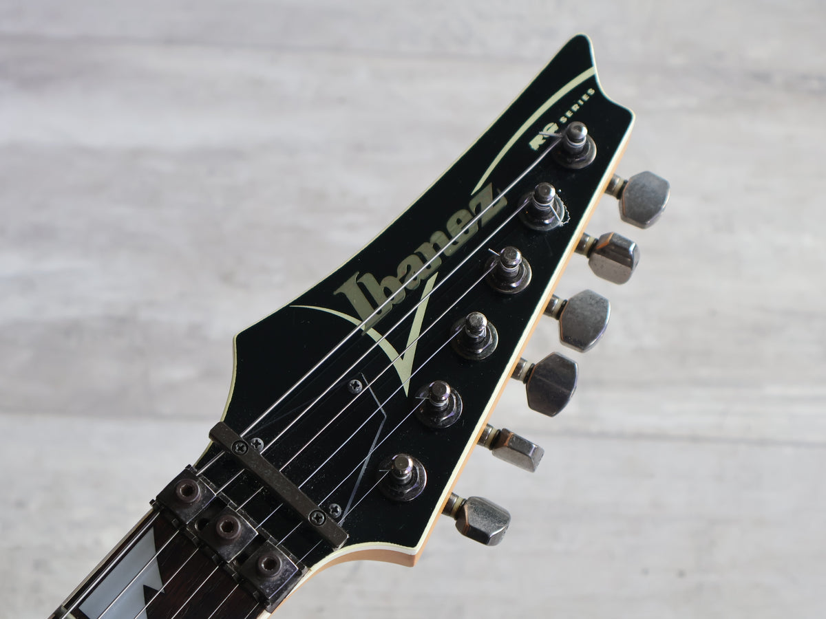 1995 Ibanez Japan RGR480F Reverse Headstock HSH Superstrat (Royal Wine Sunburst)