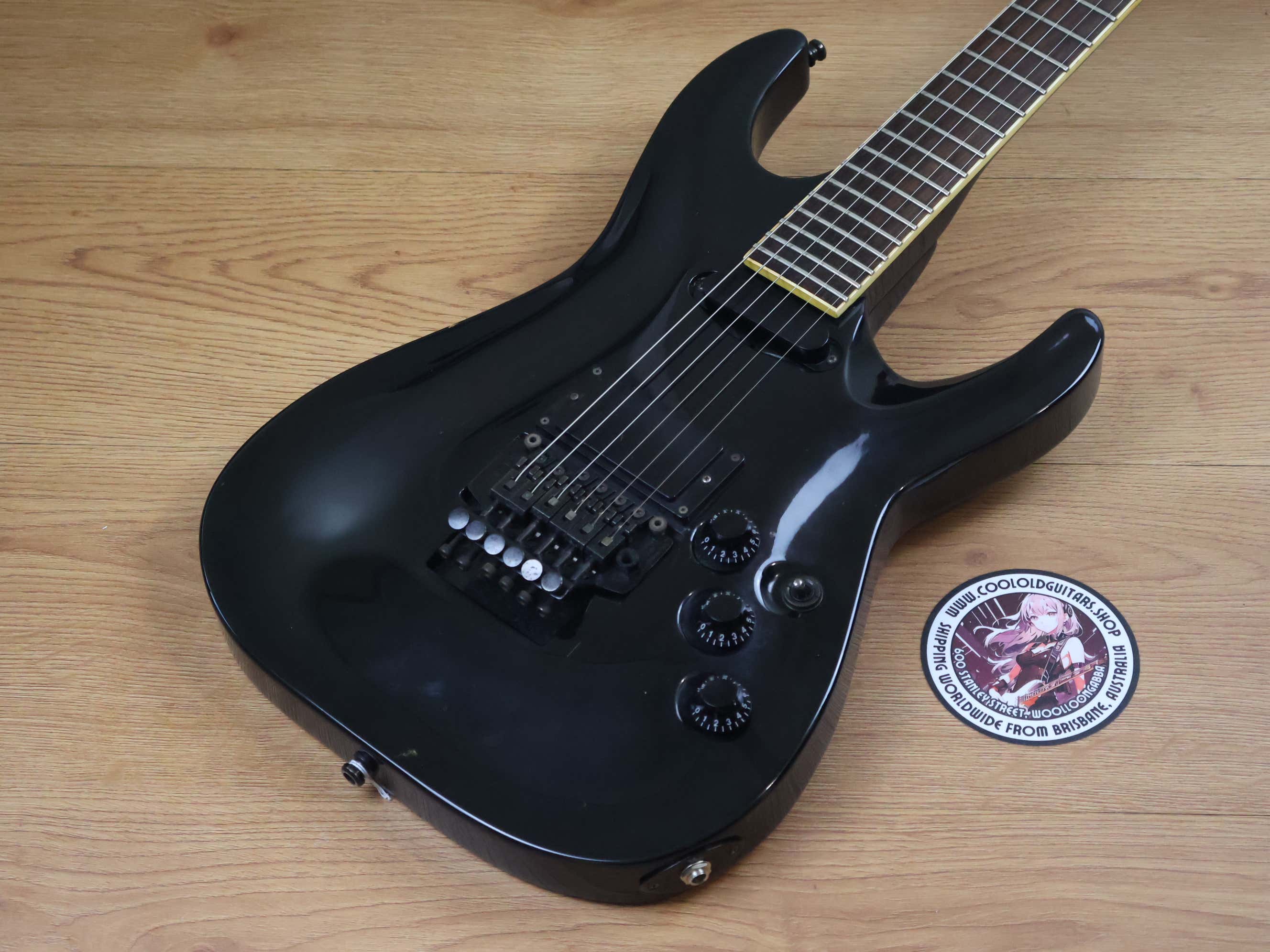 1990's Edwards E-HR-85 Horizon HS Superstrat (Black) – Cool Old