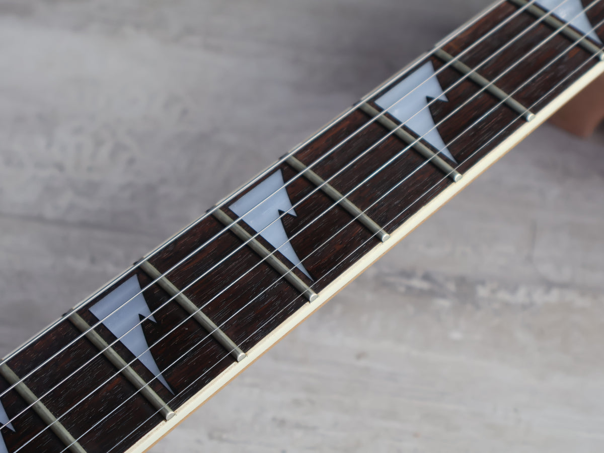 1995 Ibanez Japan RGR480F Reverse Headstock HSH Superstrat (Royal Wine Sunburst)