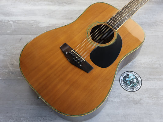 1981 Morris BW-50 Japanese Vintage 9-String Acoustic Dreadnought (Natural)