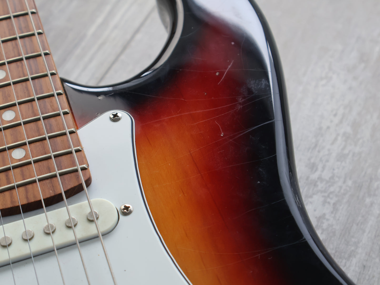 Eko Tribute Series LH Left Handed Stratocaster (Sunburst)