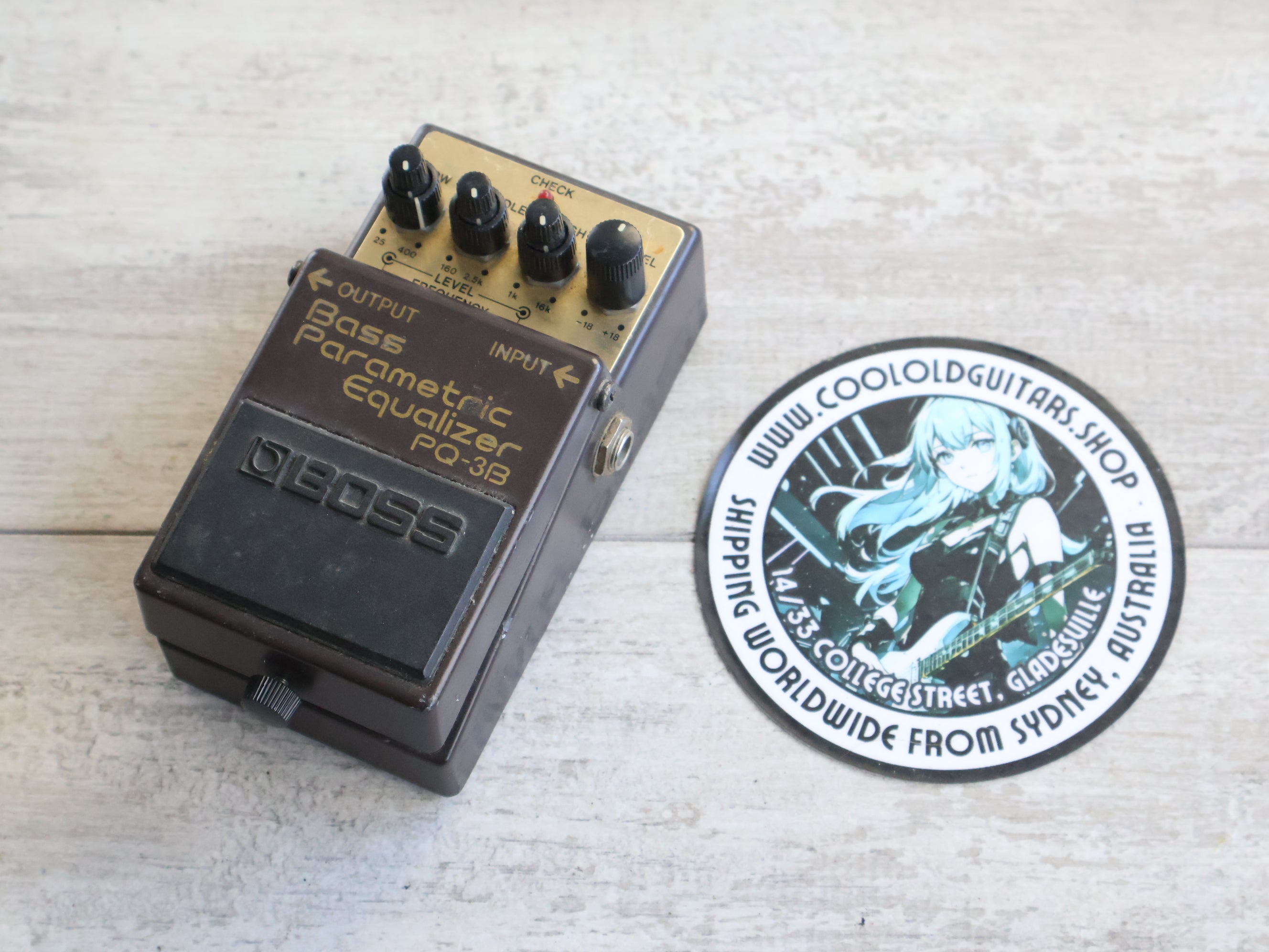 1991 Boss PQ-3B Bass Parametric EQ – Cool Old Guitars