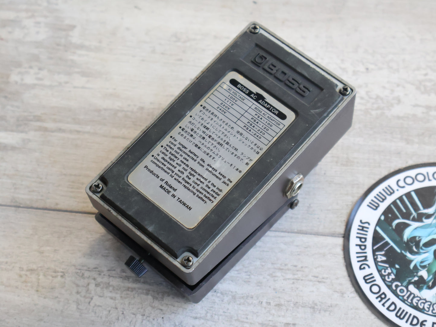 1991 Boss PQ-3B Bass Parametric EQ