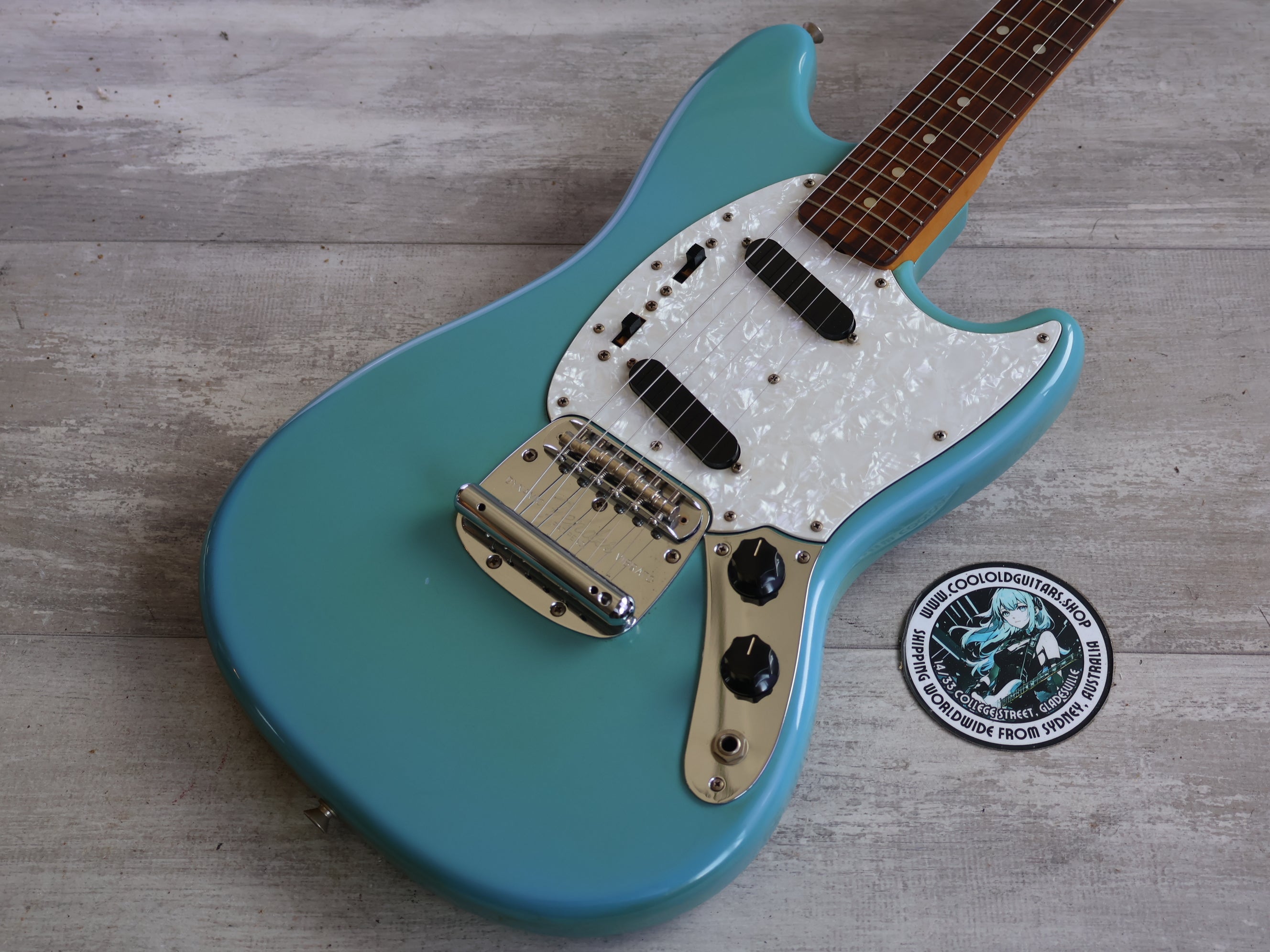1994 Fender Japan MG66-65 '66 Reissue Mustang (California Blue