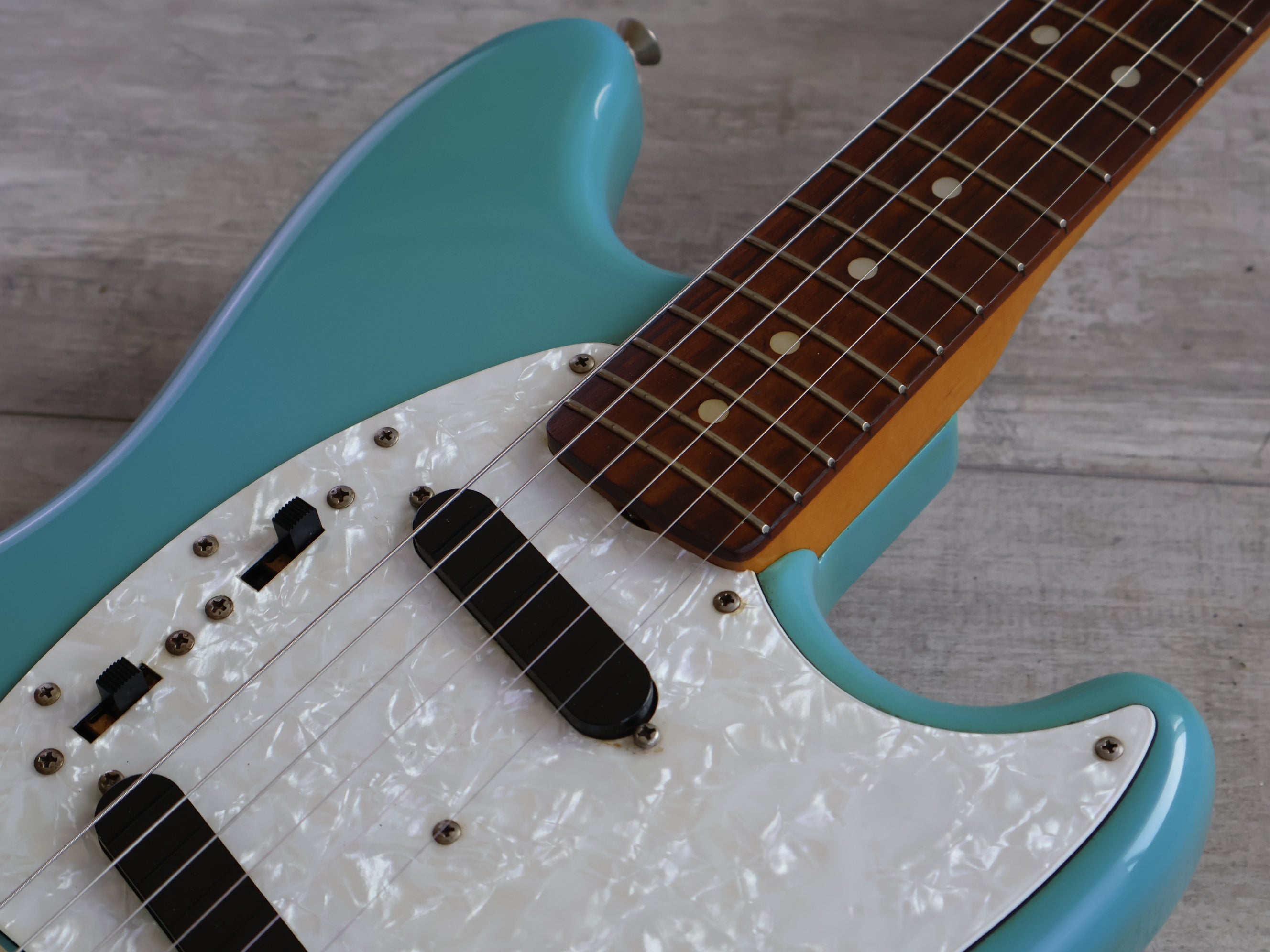 1994 Fender Japan MG66-65 '66 Reissue Mustang (California Blue