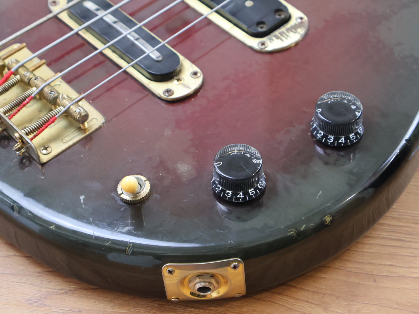 1985 Yamaha Japan BB3000 Neckthrough Broad Bass (Wine Red)