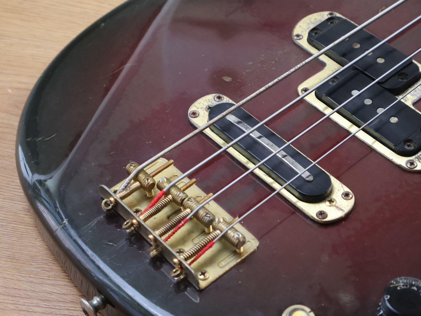 1985 Yamaha Japan BB3000 Neckthrough Broad Bass (Wine Red)