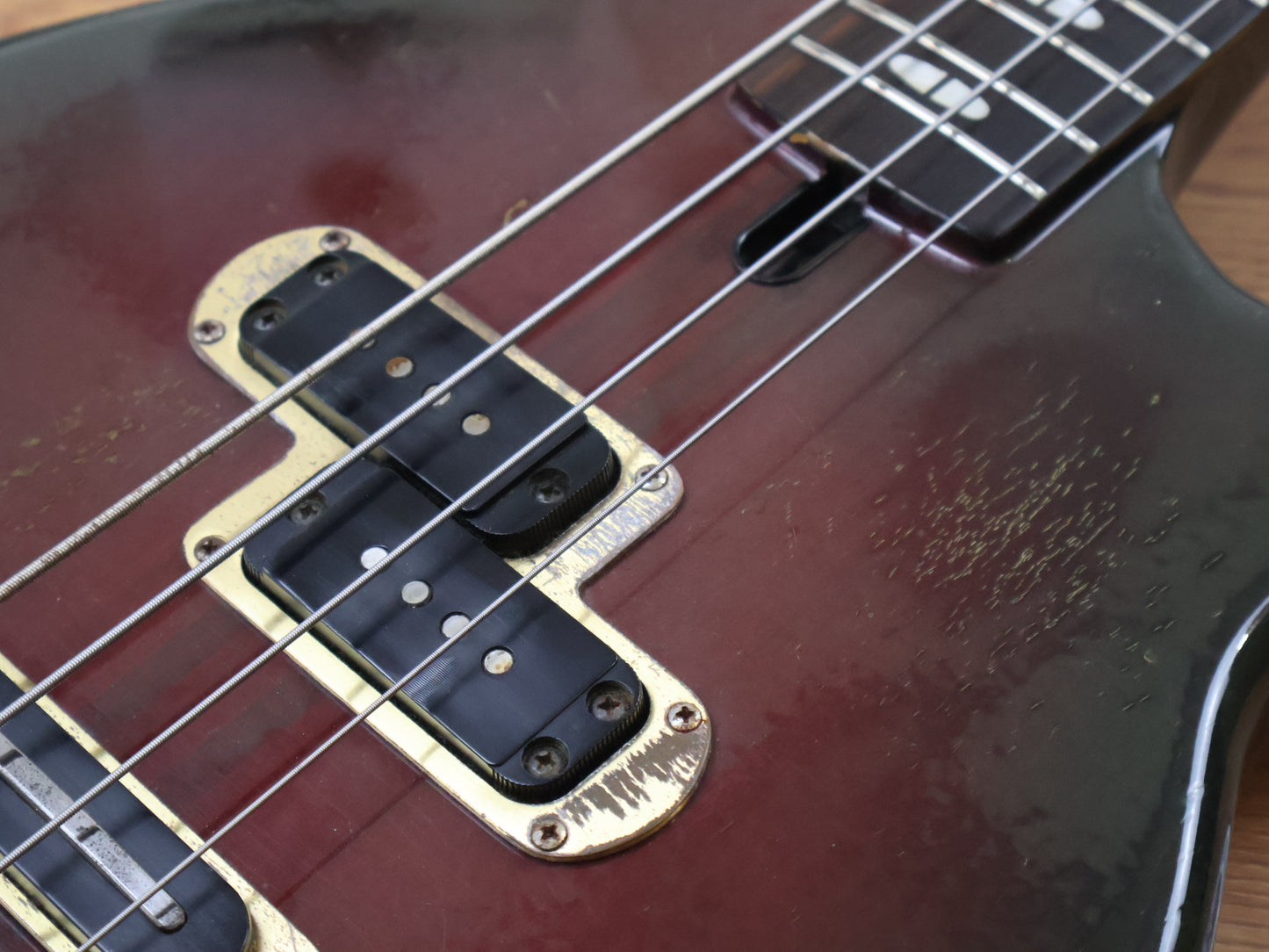 1985 Yamaha Japan BB3000 Neckthrough Broad Bass (Wine Red)