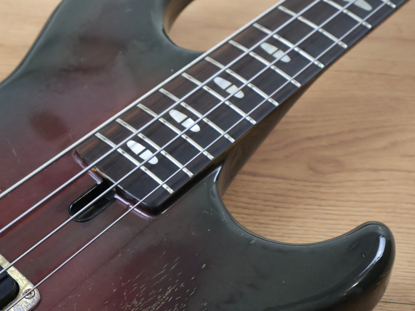 1985 Yamaha Japan BB3000 Neckthrough Broad Bass (Wine Red)