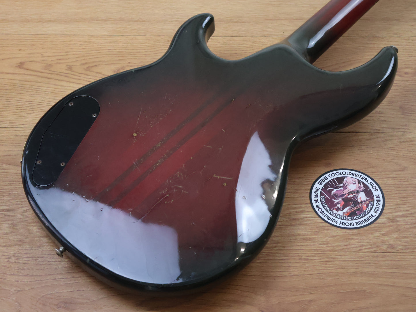 1985 Yamaha Japan BB3000 Neckthrough Broad Bass (Wine Red)