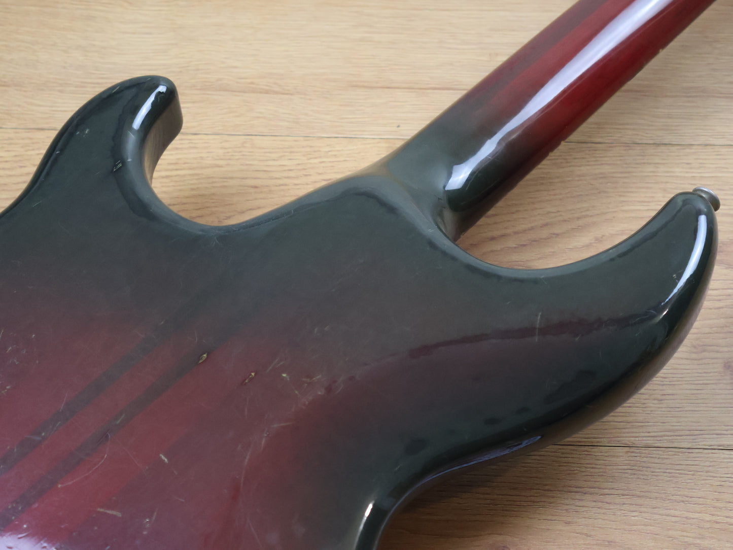 1985 Yamaha Japan BB3000 Neckthrough Broad Bass (Wine Red)
