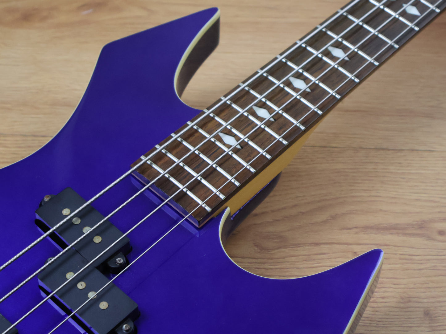 2000's BC Rich Warlock Bass (Blue)