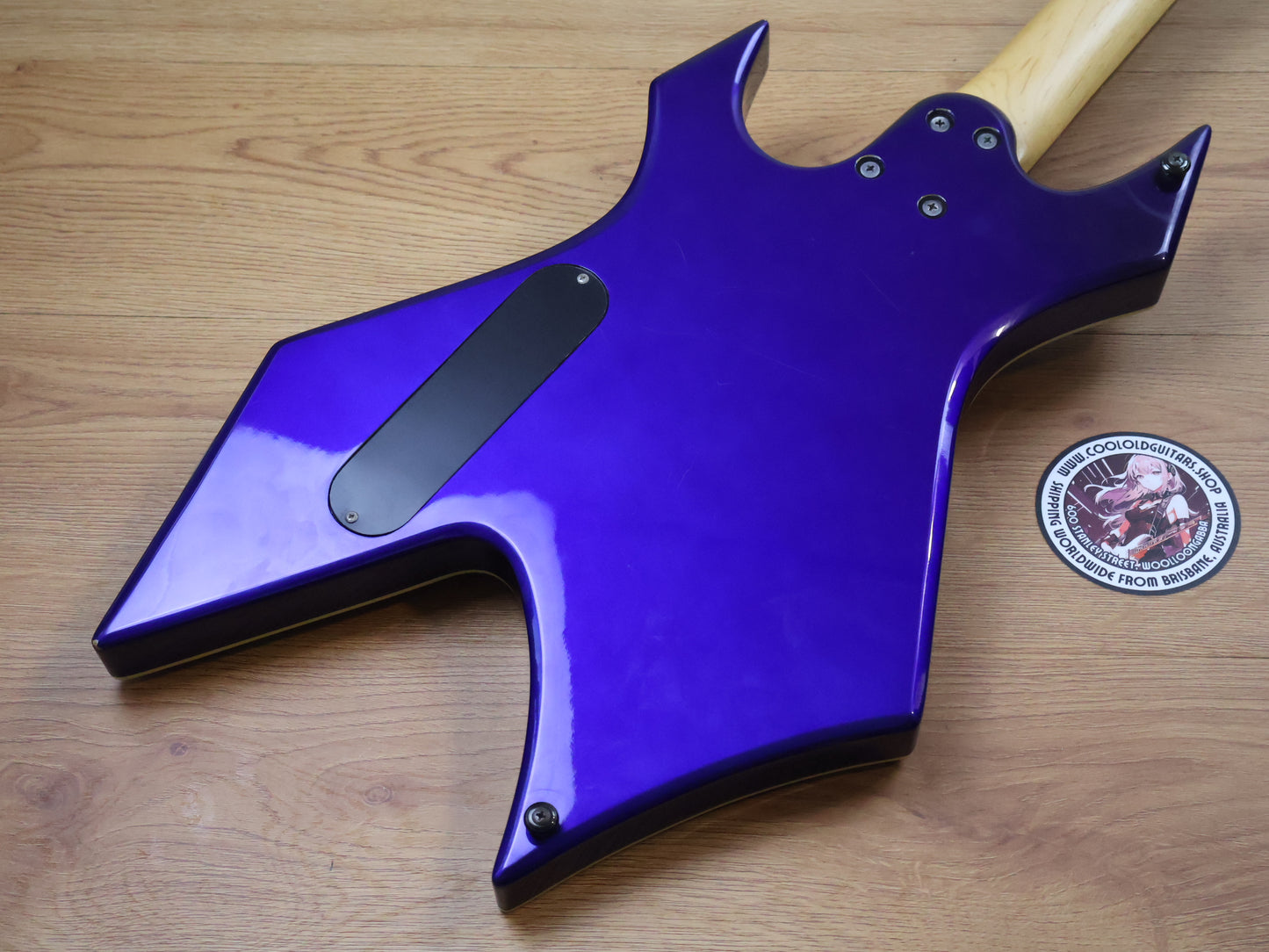 2000's BC Rich Warlock Bass (Blue)