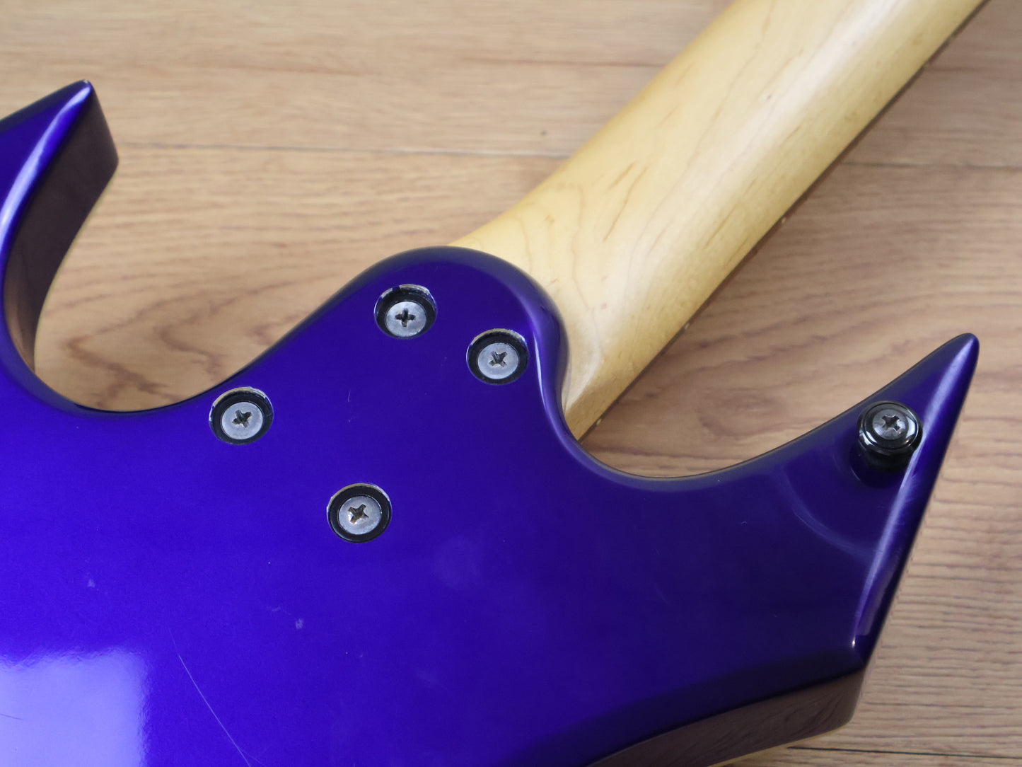 2000's BC Rich Warlock Bass (Blue)