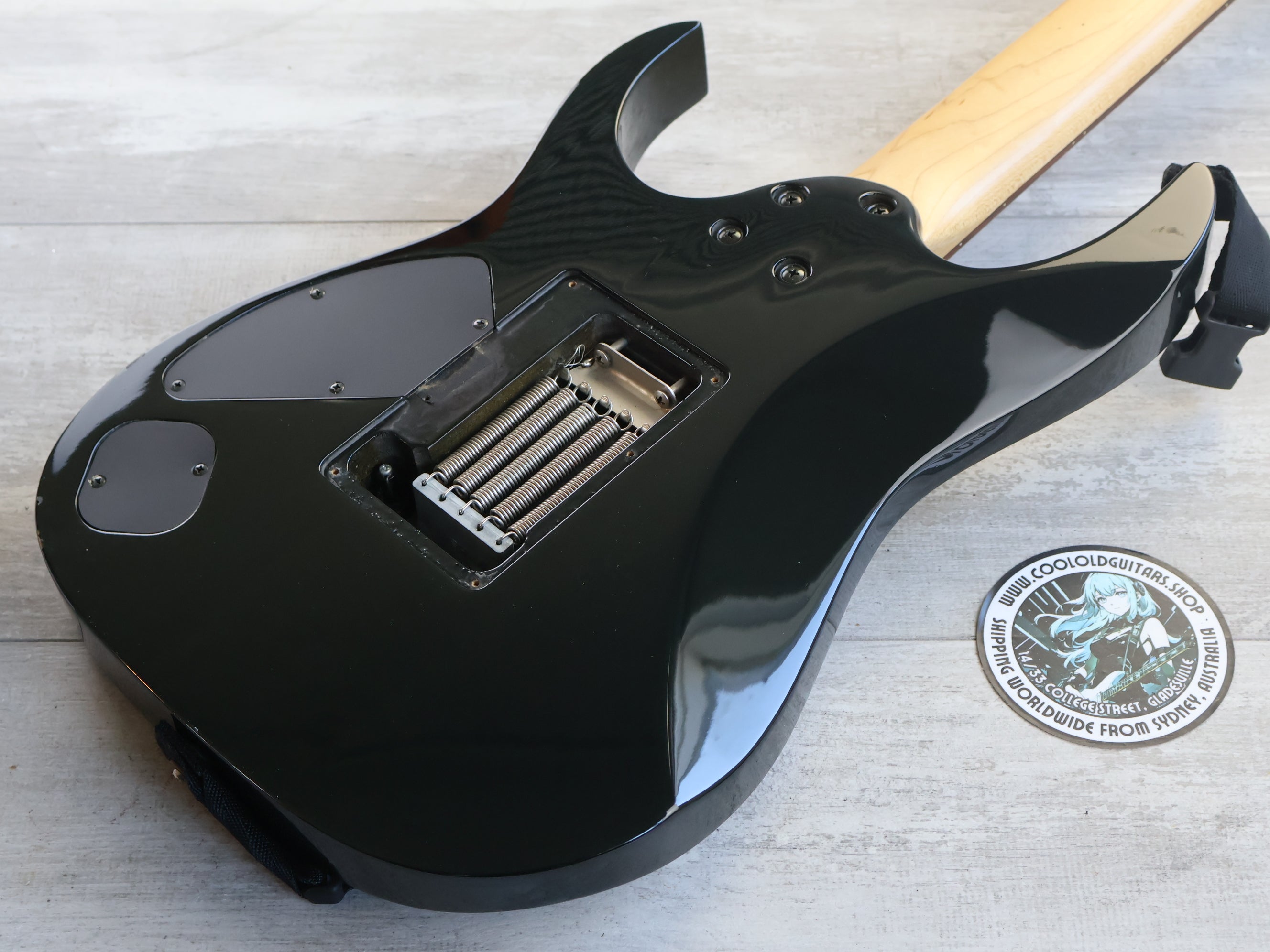 1998 Ibanez Japan RG7620 7-String HH Superstrat (Black) – Cool Old