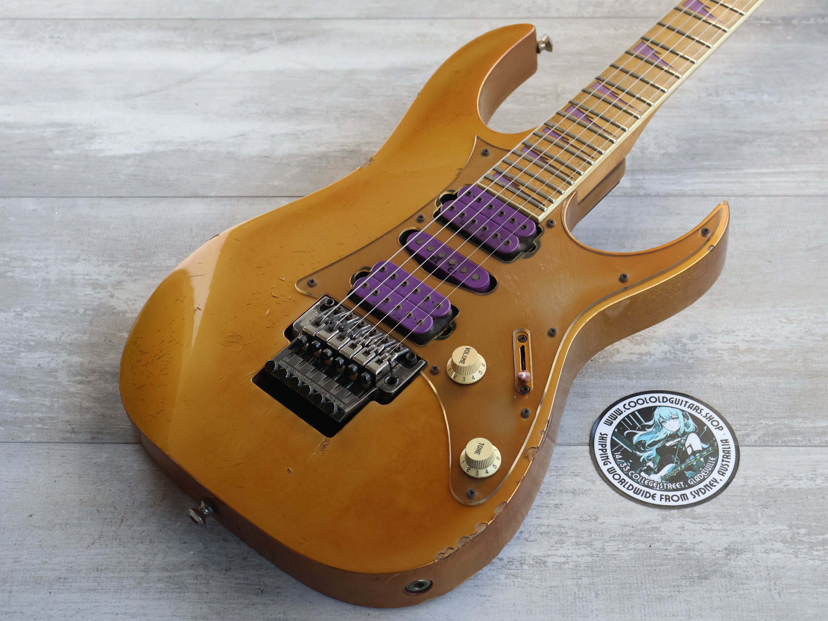 1992 Ibanez Japan RG770DX HSH Superstrat (Faded Violet Metallic