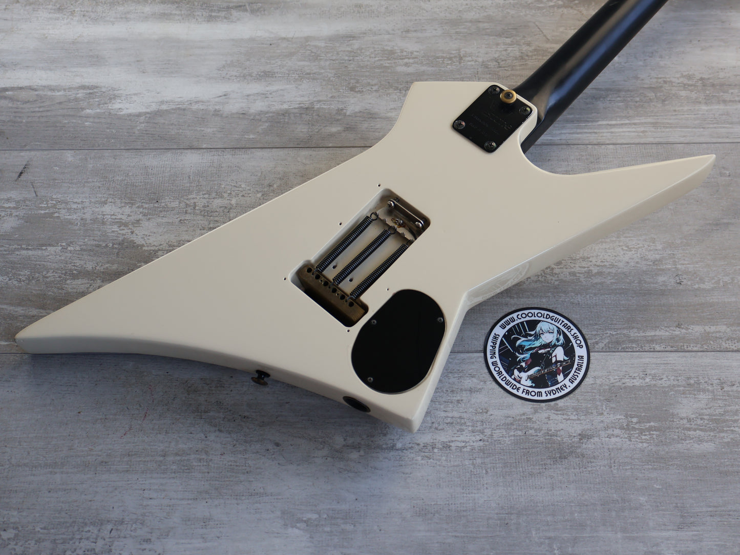 1984 Westone Raider I LH Left Handed Explorer (Black/White)