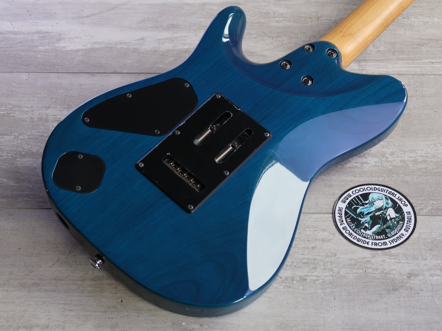 2022 Ibanez Japan AZS2200Q Prestige Single Cutaway (Royal Blue Sapphire)