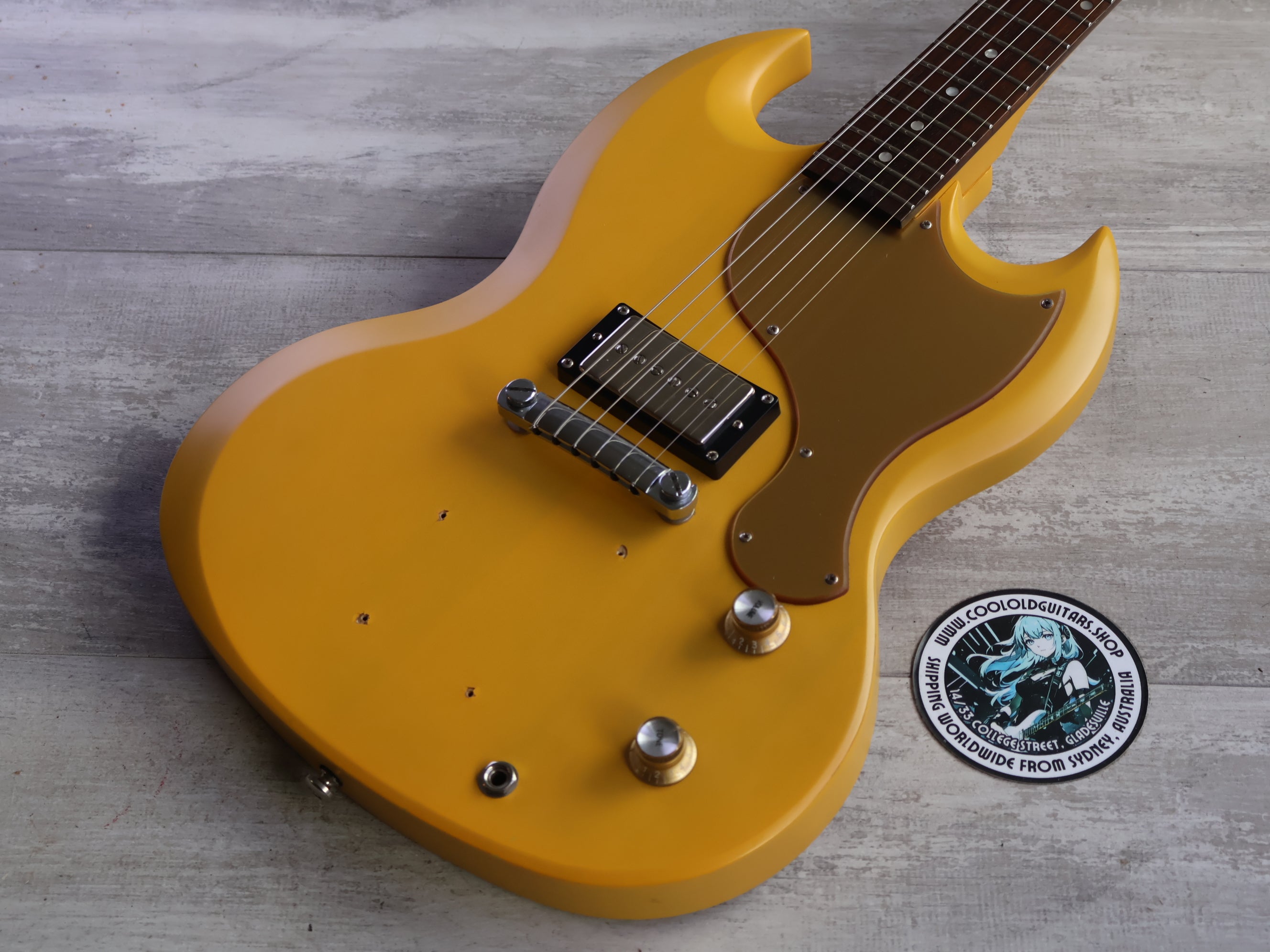 2011 Epiphone Limited Edition Custom Shop SG Junior (TV Yellow