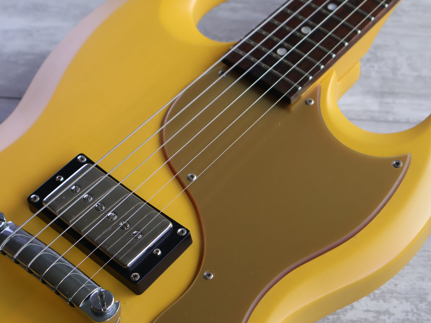 2011 Epiphone Limited Edition Custom Shop SG Junior (TV Yellow)