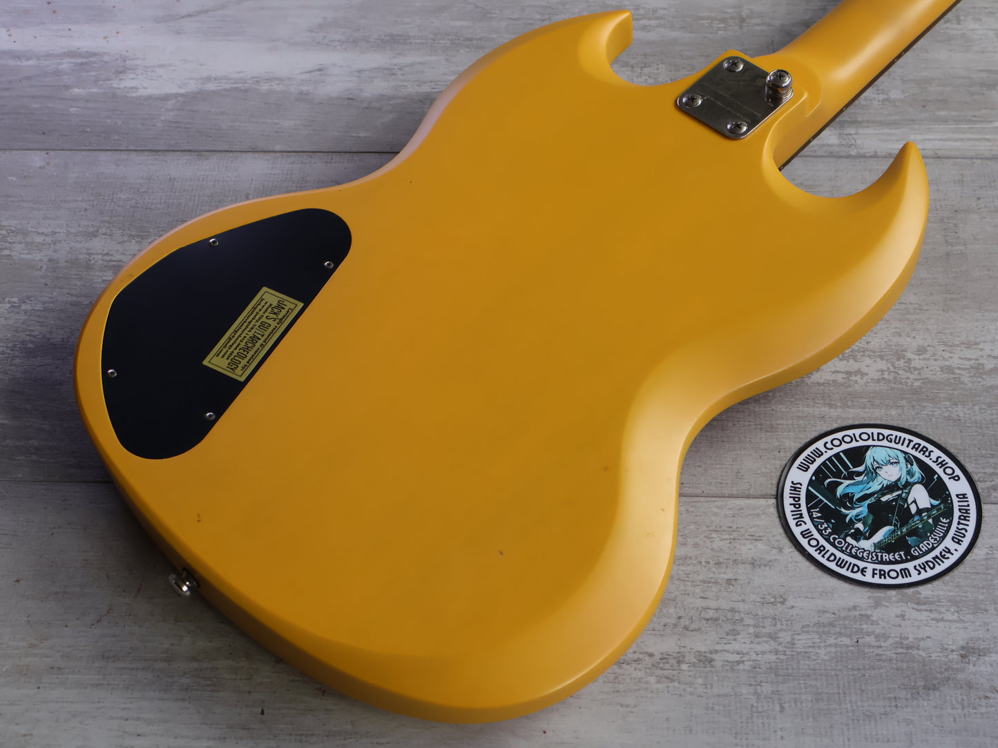 2011 Epiphone Limited Edition Custom Shop SG Junior (TV Yellow)