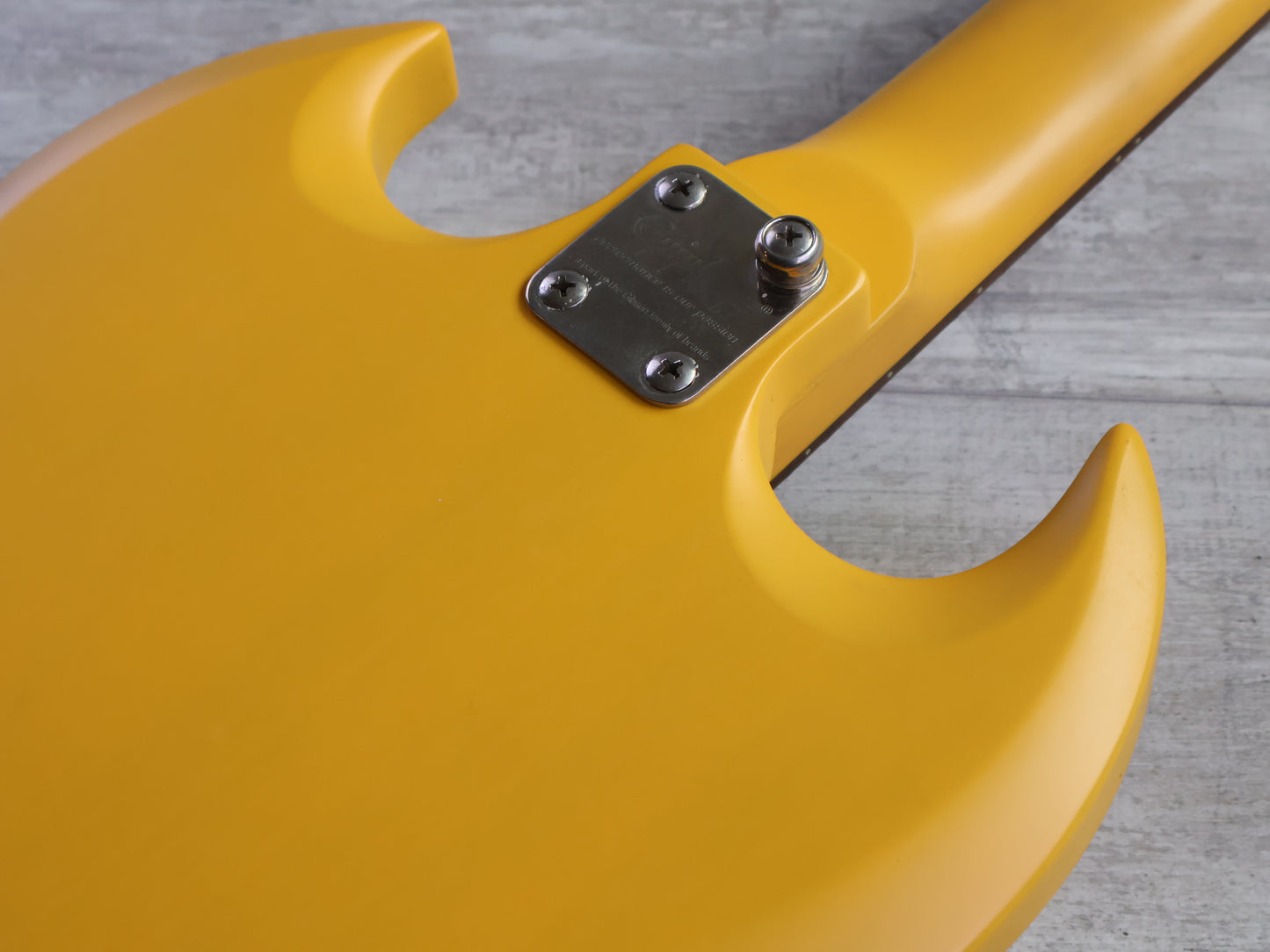 2011 Epiphone Limited Edition Custom Shop SG Junior (TV Yellow)