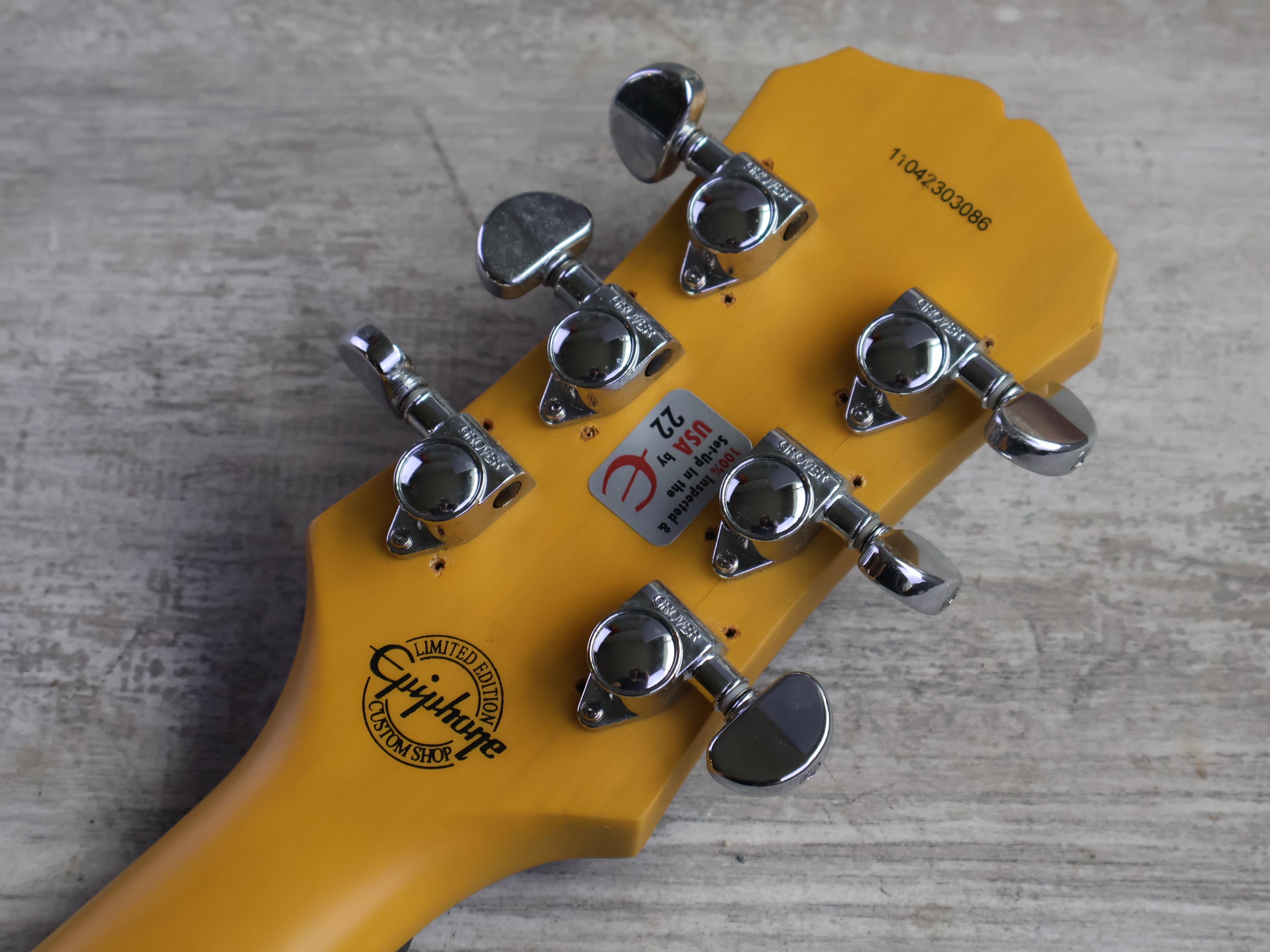 2011 Epiphone Limited Edition Custom Shop SG Junior (TV Yellow