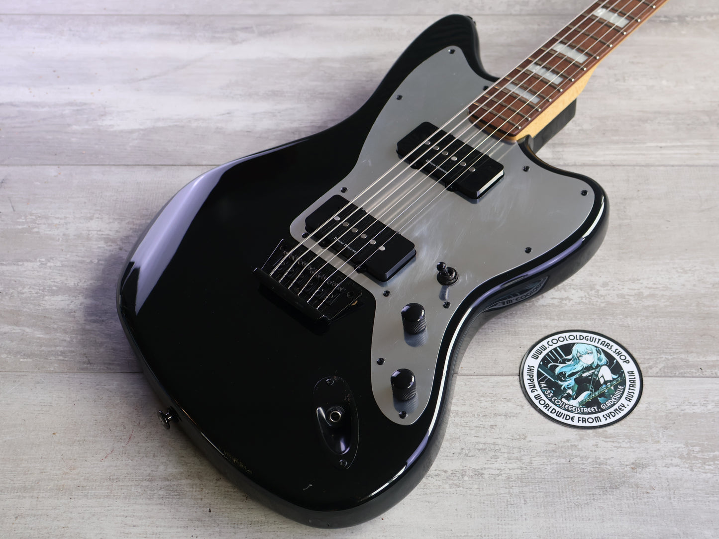 2016 Squier Vintage Modified Baritone Jazzmaster (Black)