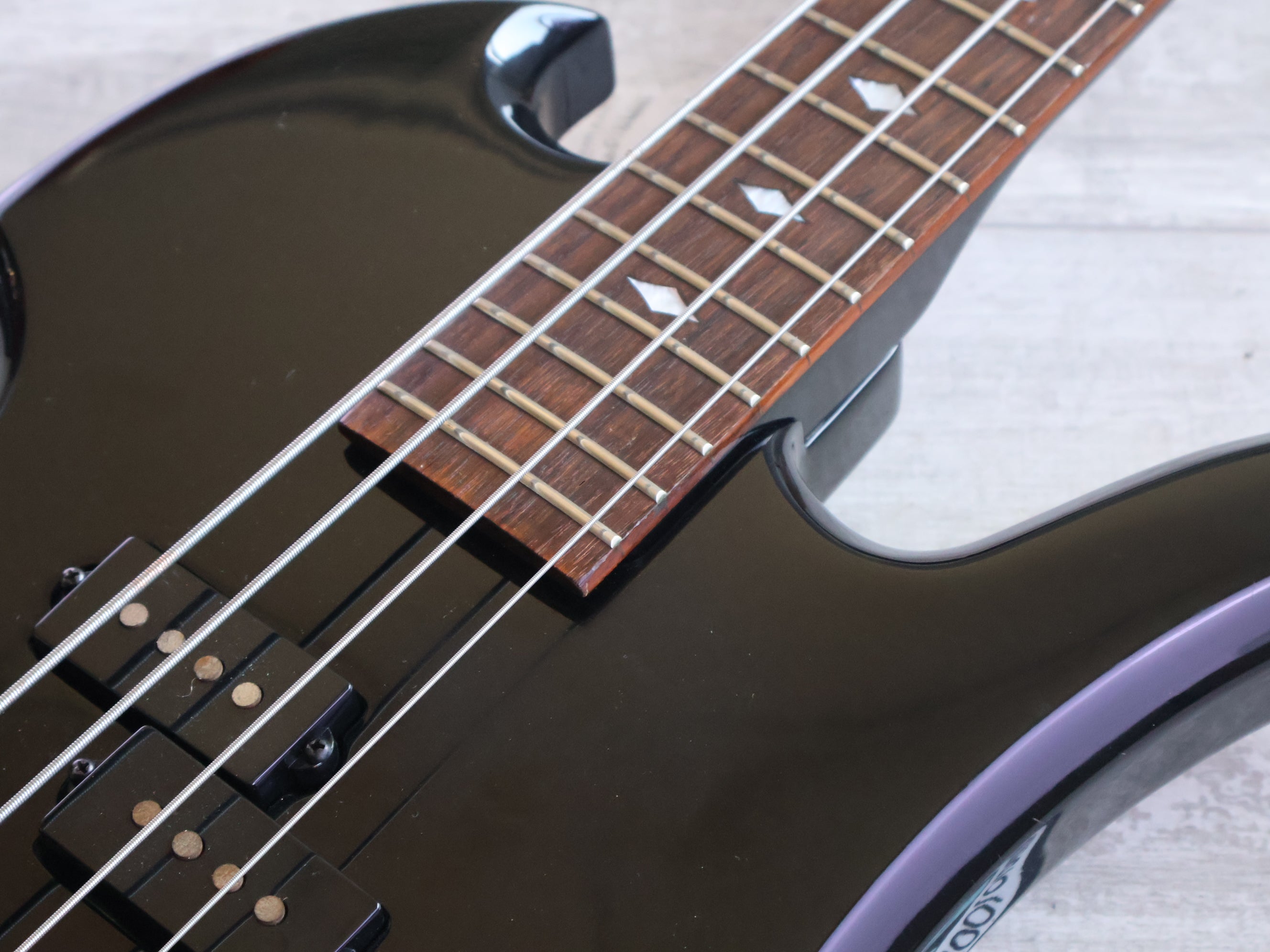 1990's Fernandes Japan MB-65 Mockingbird Bass (Black) – Cool Old