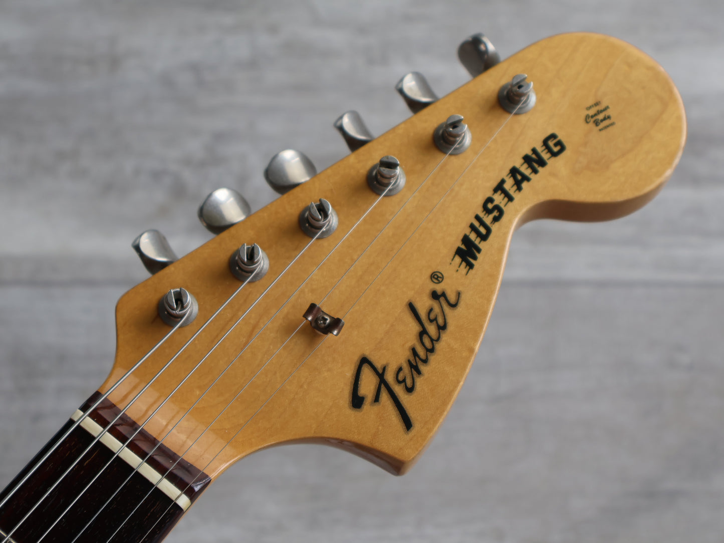 1993 Fender Japan MG69-58 '69 Reissue Mustang w/P90's (Vintage White)