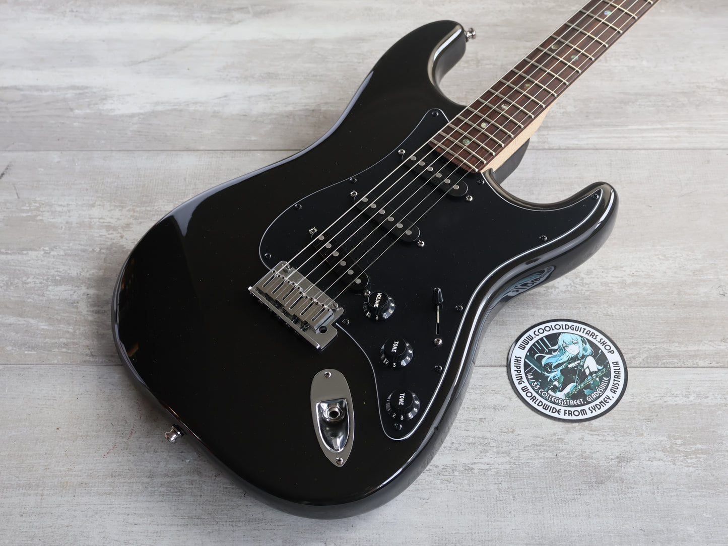 2008 Fender USA American Deluxe Stratocaster (Black)