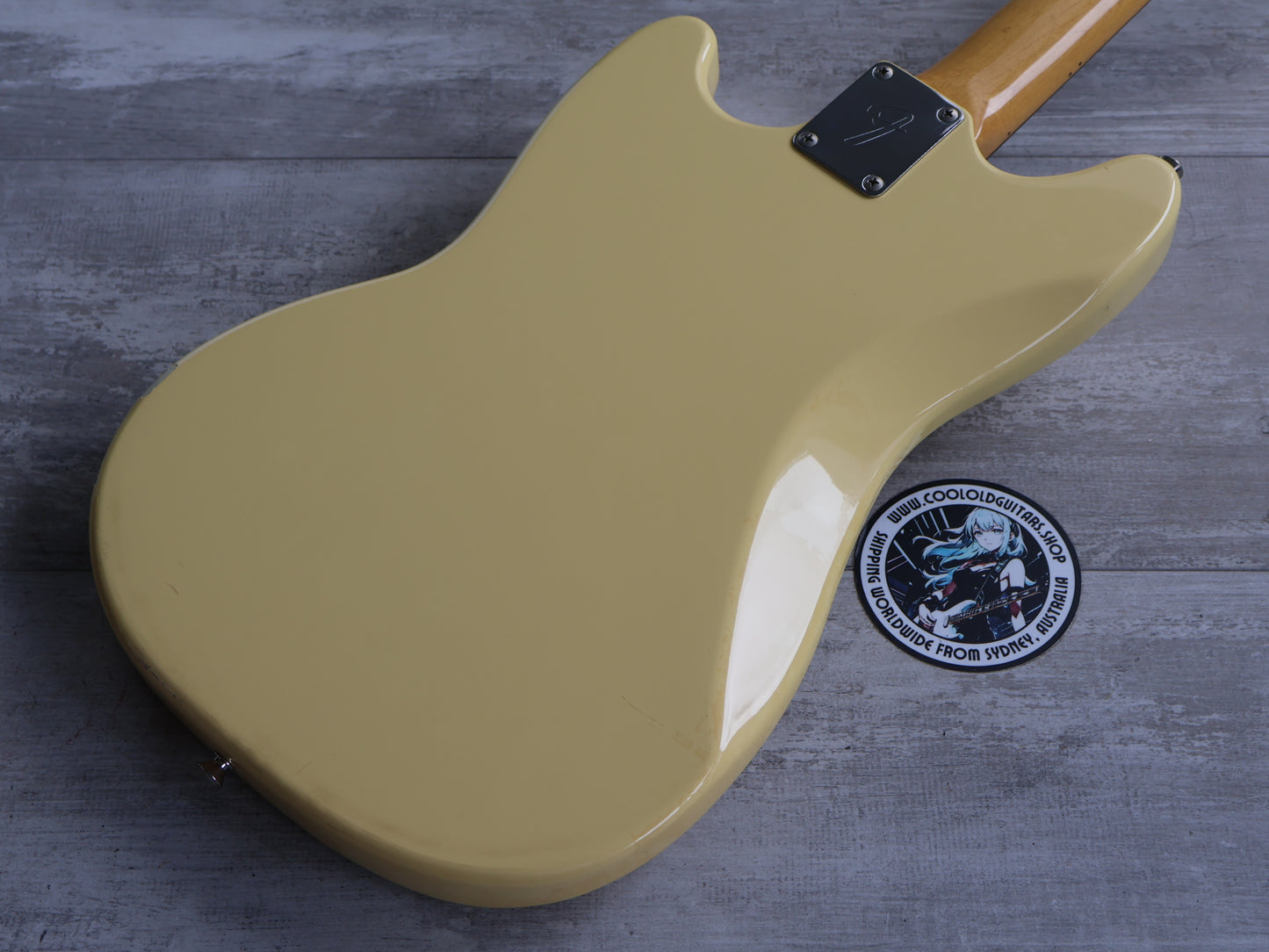 1993 Fender Japan MG69-58 '69 Reissue Mustang w/P90's (Vintage White)