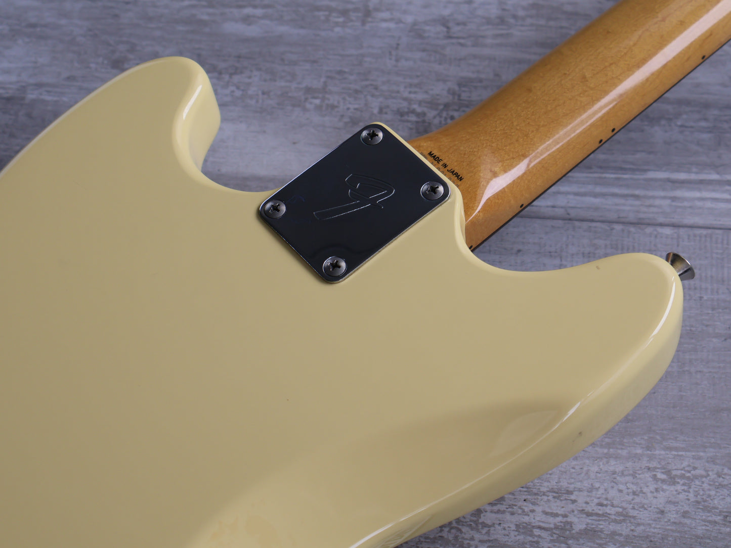 1993 Fender Japan MG69-58 '69 Reissue Mustang w/P90's (Vintage White)