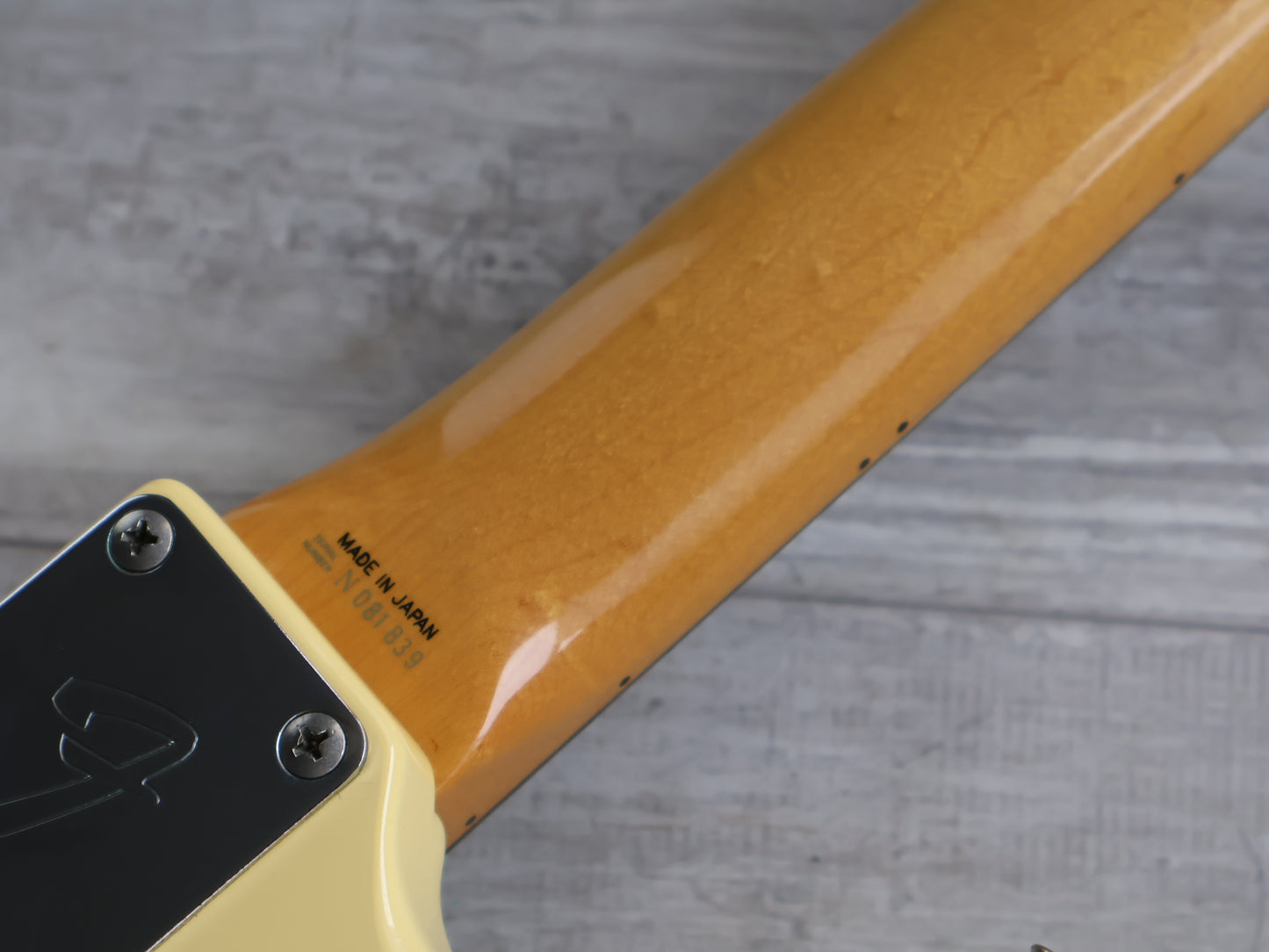 1993 Fender Japan MG69-58 '69 Reissue Mustang w/P90's (Vintage White)