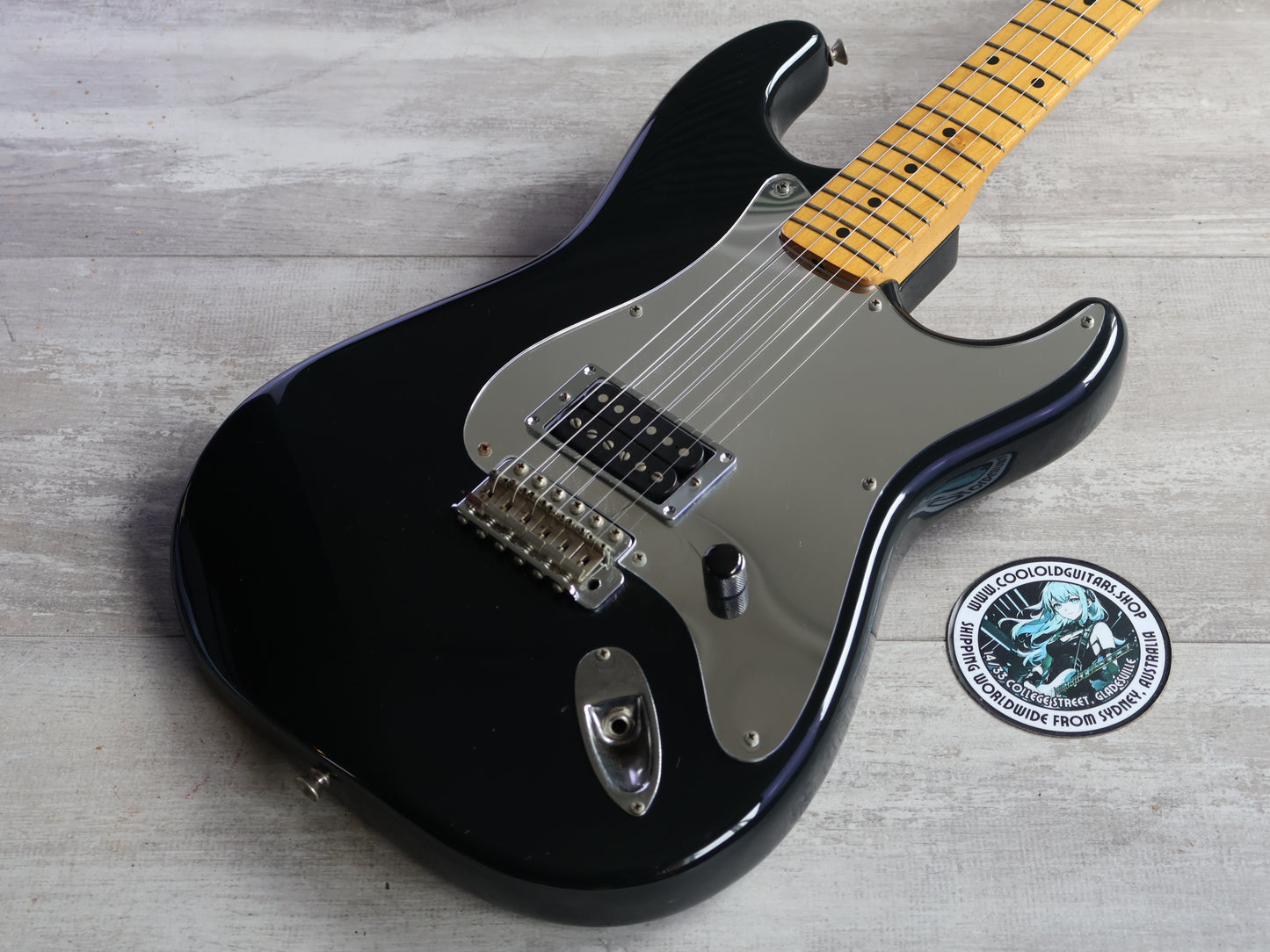 1984 Squier (by Fender Japan) "JV Series" SST-30 Vintage Stratocaster (Black)