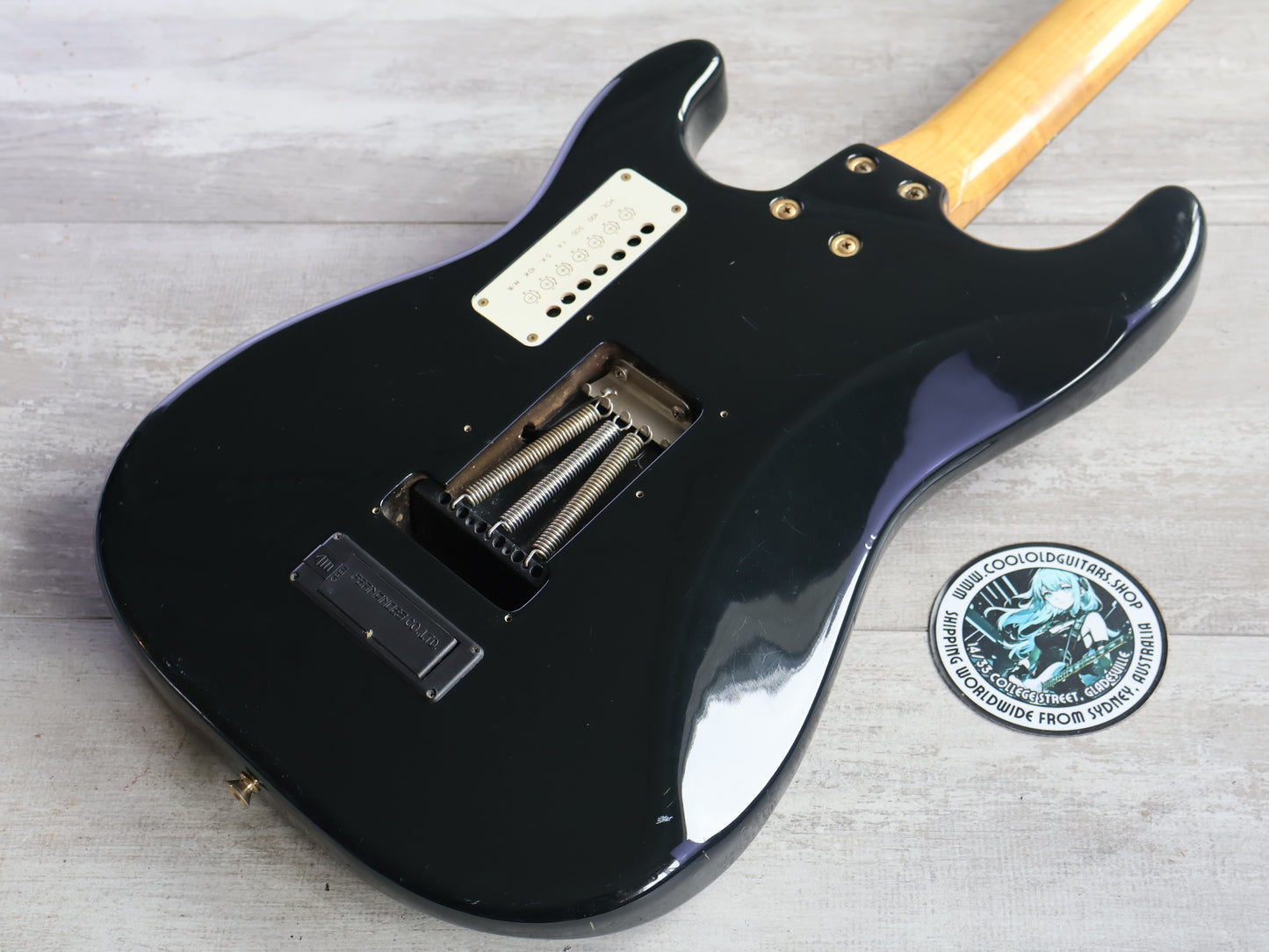 1990's Fernandes Japan FST-75 Function Stratocaster w/6 Band EQ (Black)