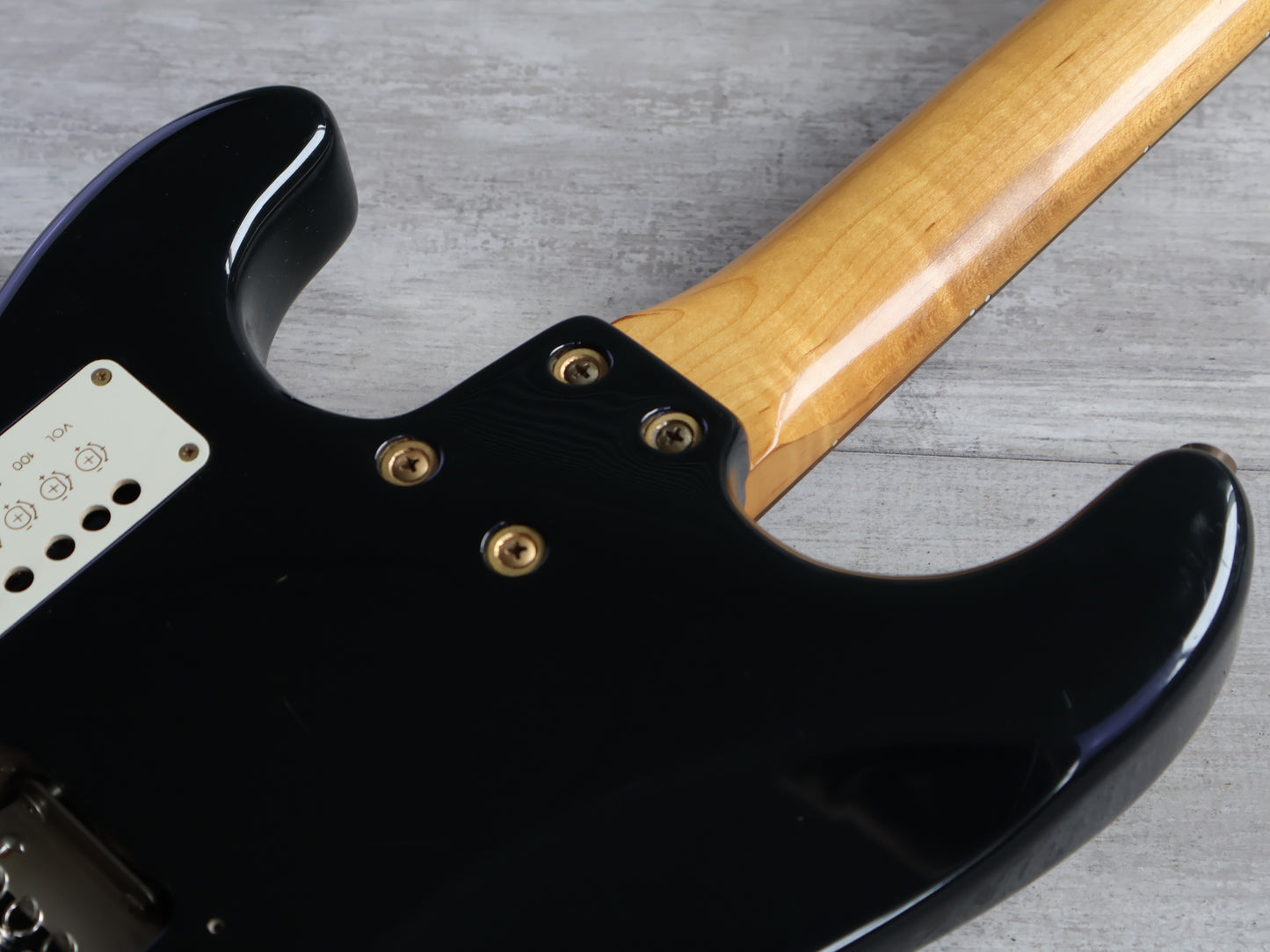 1990's Fernandes Japan FST-75 Function Stratocaster w/6 Band EQ (Black)