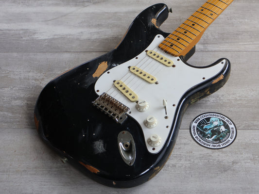 1984 Squier (by Fender Japan) "JV Series" SST-30 Vintage Stratocaster (Black)