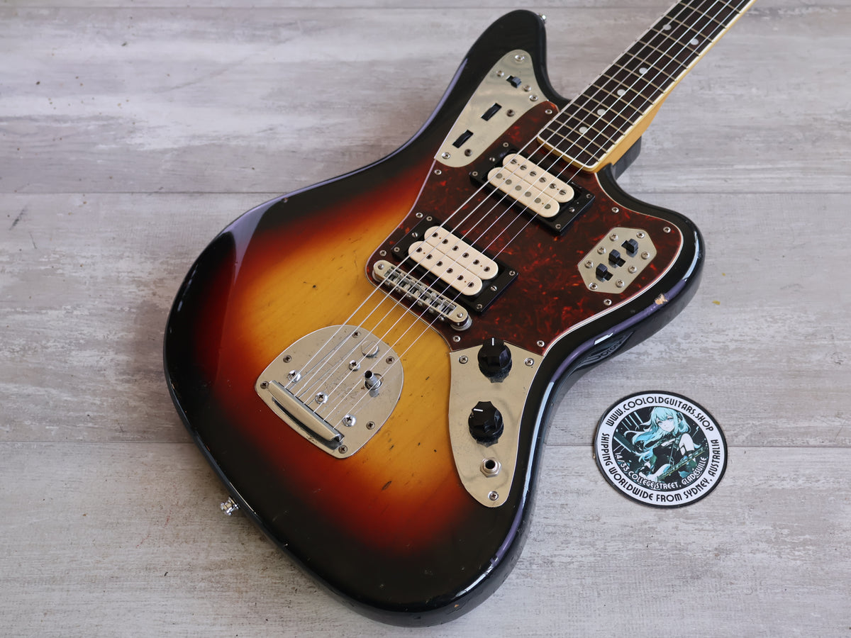2002 Fender Japan HJG-66KC Model IV Cobain Signature Jaguar (Sunburst)