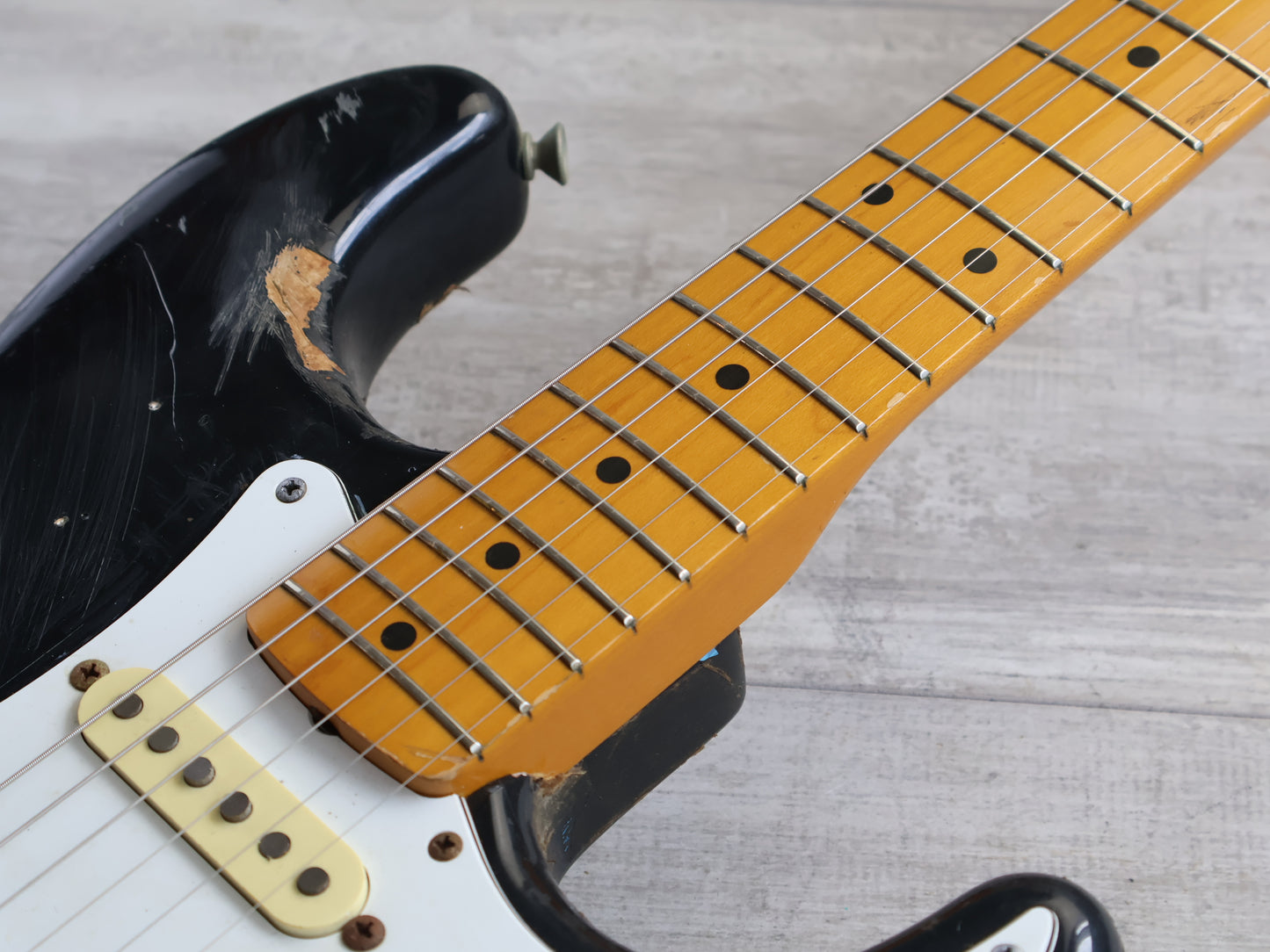 1984 Squier (by Fender Japan) "JV Series" SST-30 Vintage Stratocaster (Black)