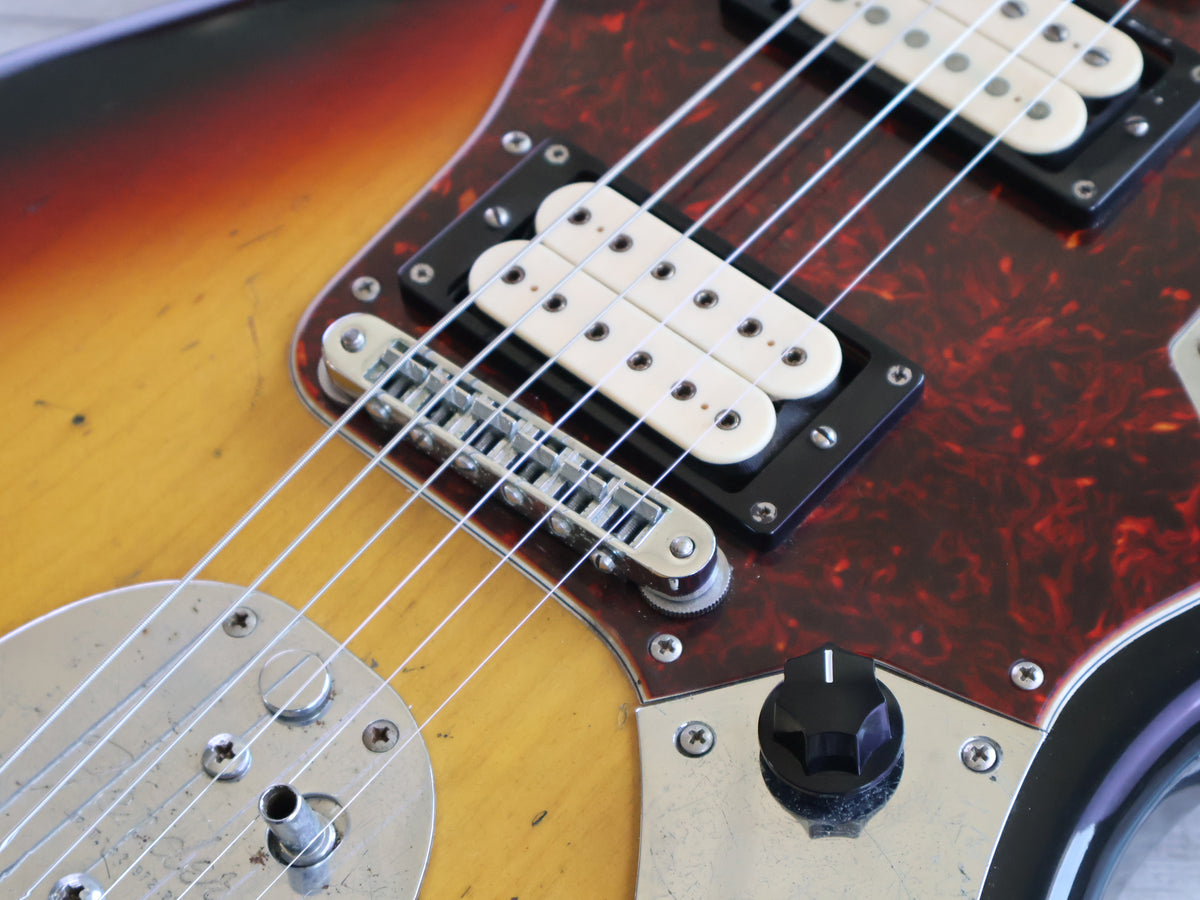 2002 Fender Japan HJG-66KC Model IV Cobain Signature Jaguar (Sunburst)