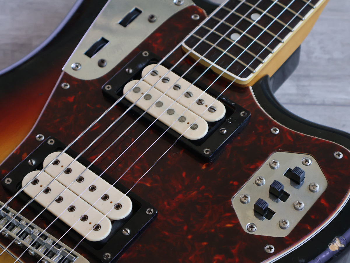 2002 Fender Japan HJG-66KC Model IV Cobain Signature Jaguar (Sunburst)